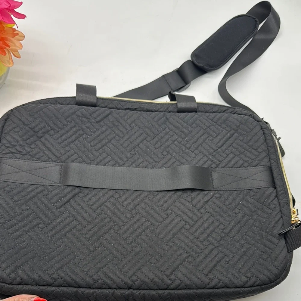 Bagsmart Black Quilted Computer Bag TOT7893B